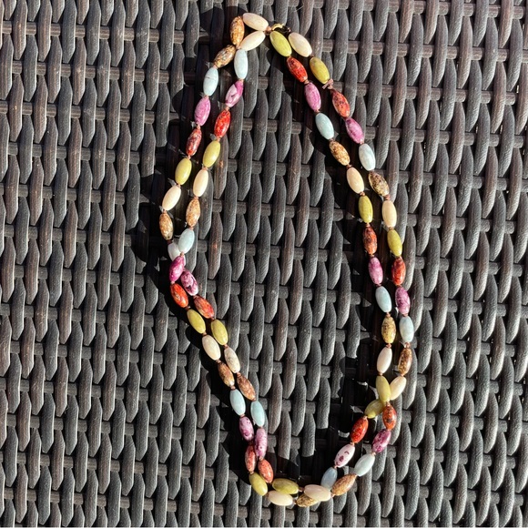 Multicolor Beaded Necklace - Picture 5 of 9
